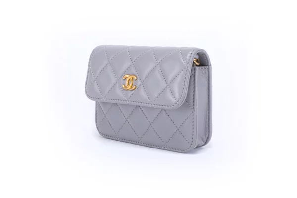 Chanel Mini Grey Bag - Obrázek 7