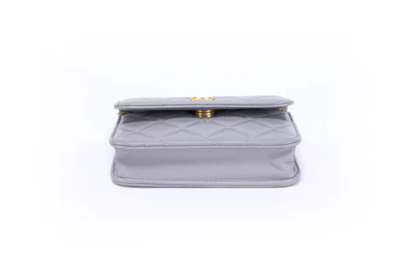 Chanel Mini Grey Bag - Obrázek 4