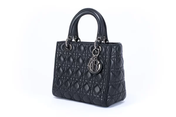 Lady Dior Medium Black - Obrázek 7