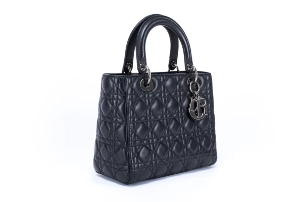 Lady Dior Medium Black - Obrázek 6