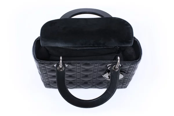 Lady Dior Medium Black - Obrázek 3