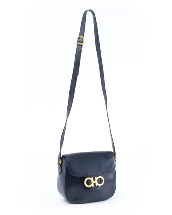 Salvatore Ferragamo Navy Bag - Obrázek 7